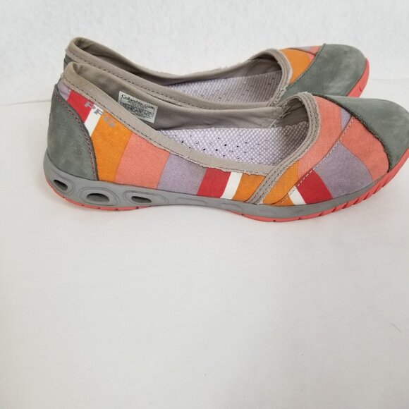 COLUMBIA PFG Omni-Grip Women's Colorblock Multicolor Slip On Shoes Size 7.5 - Picture 4 of 8